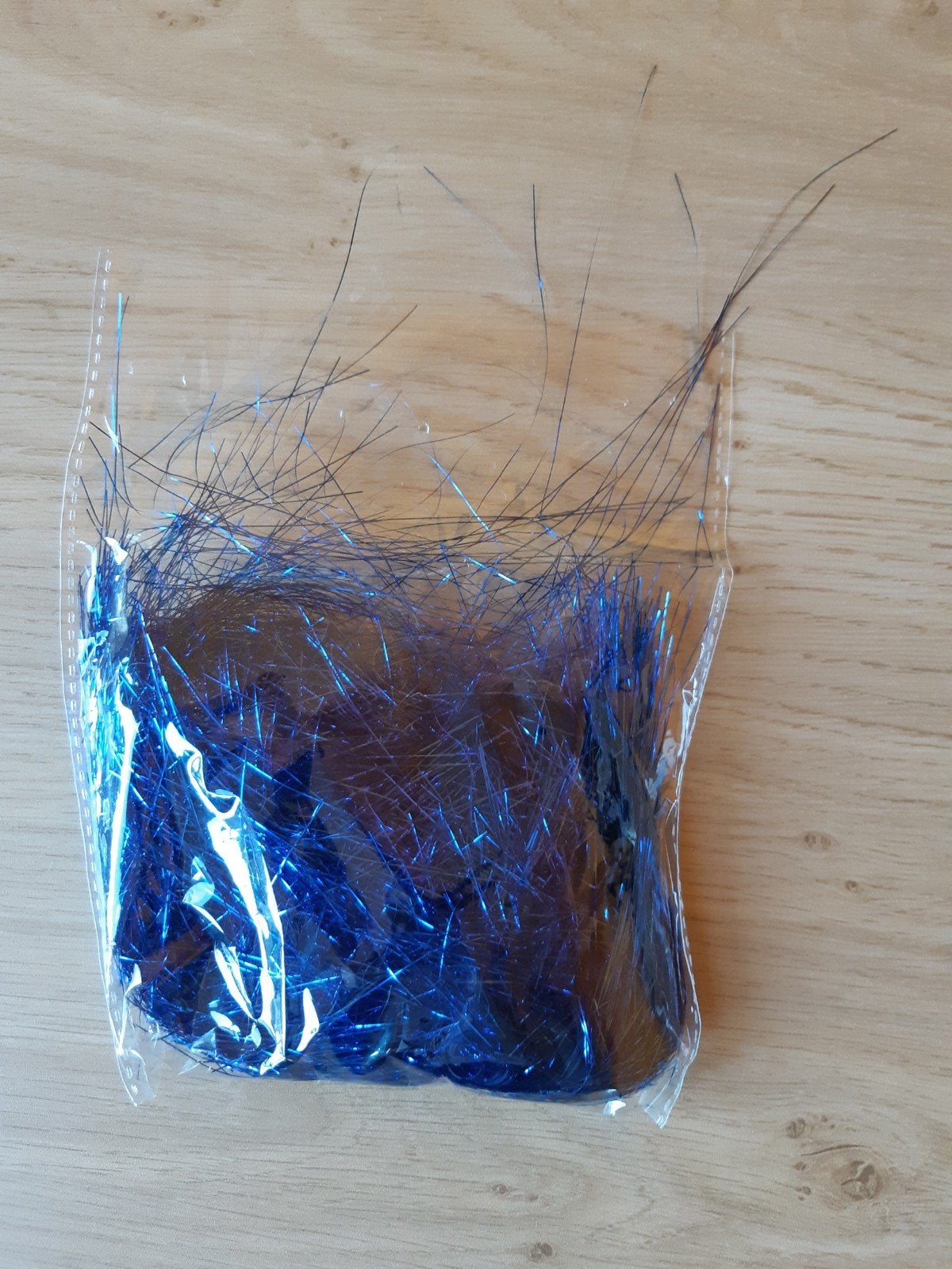 Blauw engelenhaar/lemetta, Diversen, Ophalen of Verzenden, Zo goed als nieuw