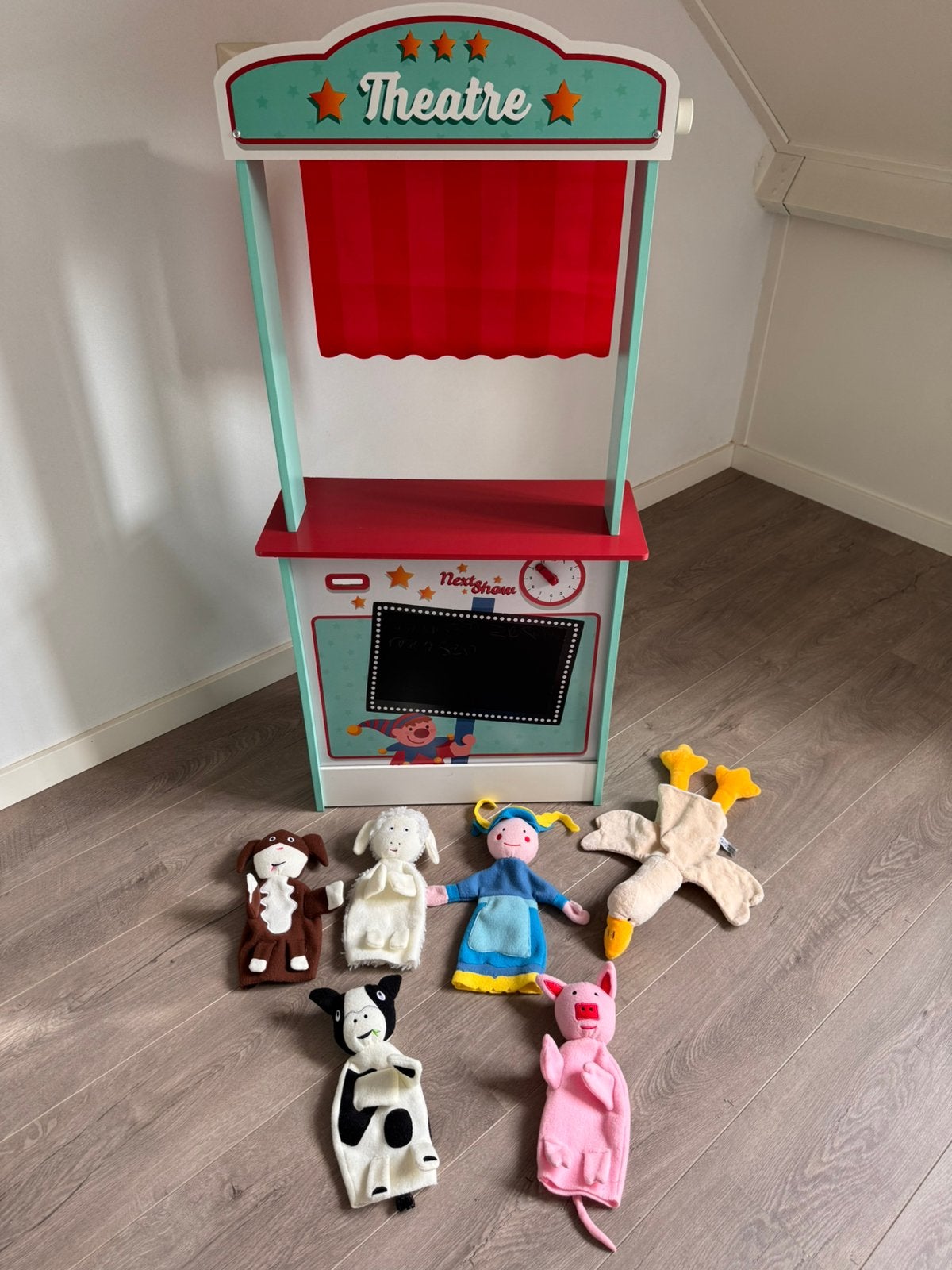 Houten poppenkast/marktkraam, Kinderen en Baby's, Ophalen, Zo goed als nieuw