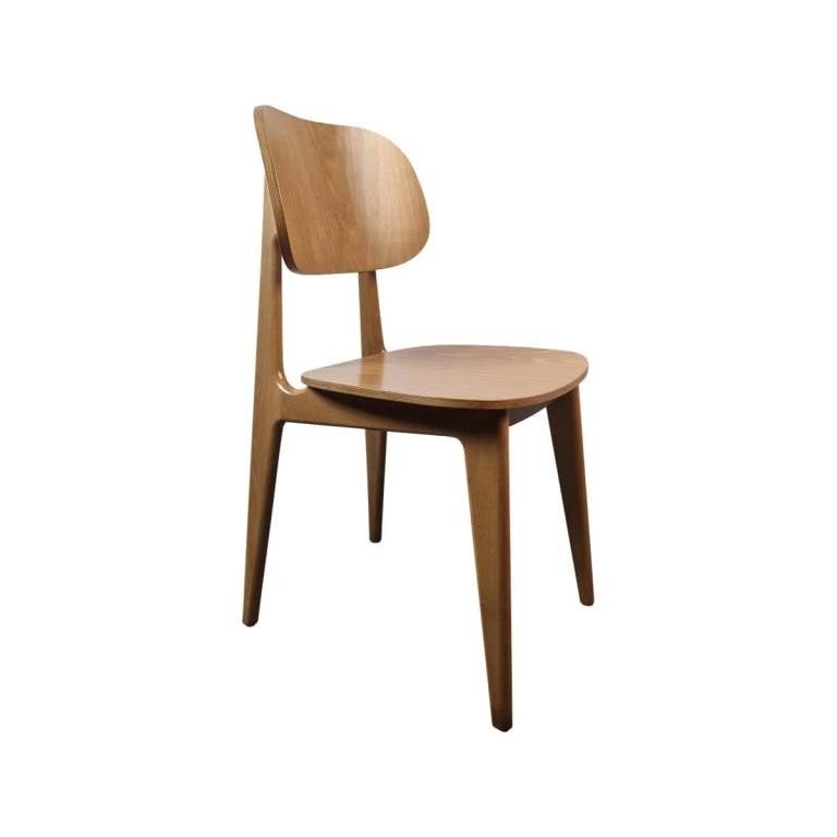 Scandinavische design stoelen Bonn hout, Thon stoel 285, Bruin, Nieuw, Ophalen of Verzenden, Vijf, Zes of meer stoelen