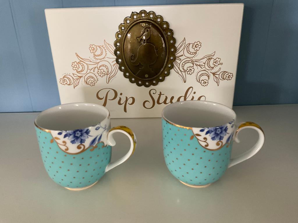 Pip Studio Royal Multi kleine mok blauw Collectors Item, Ophalen of Verzenden, Zo goed als nieuw, Overige stijlen, Kop(pen) en/of Schotel(s)