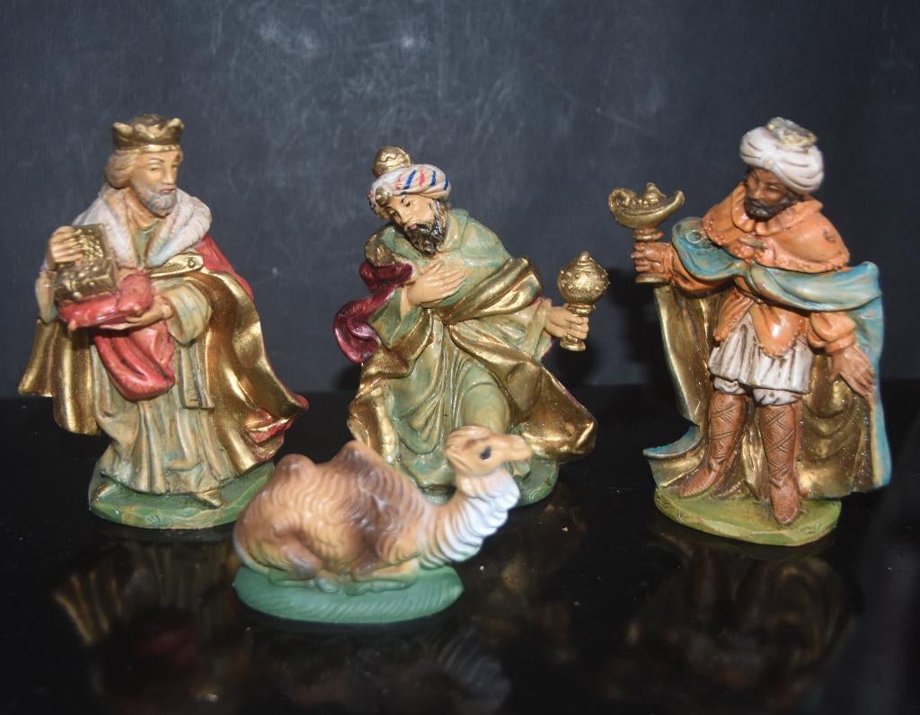 Vintage Heilige Drie Koningen & Kameel Fontanini Landi kerst, Verzenden