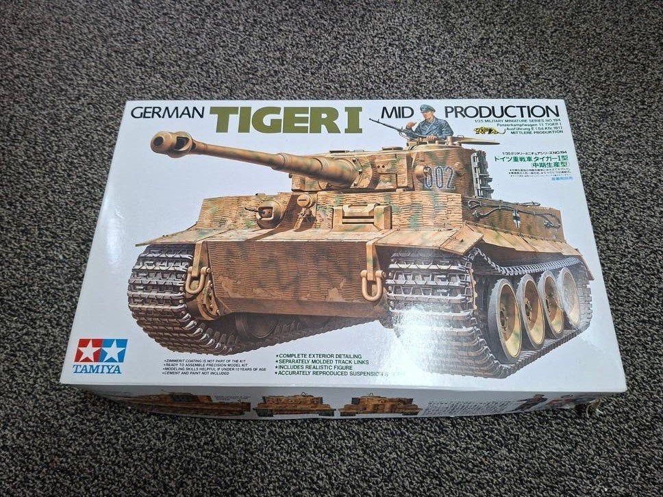 Tamiya Tiger I Mid Production Modelbouwkit, Ophalen of Verzenden