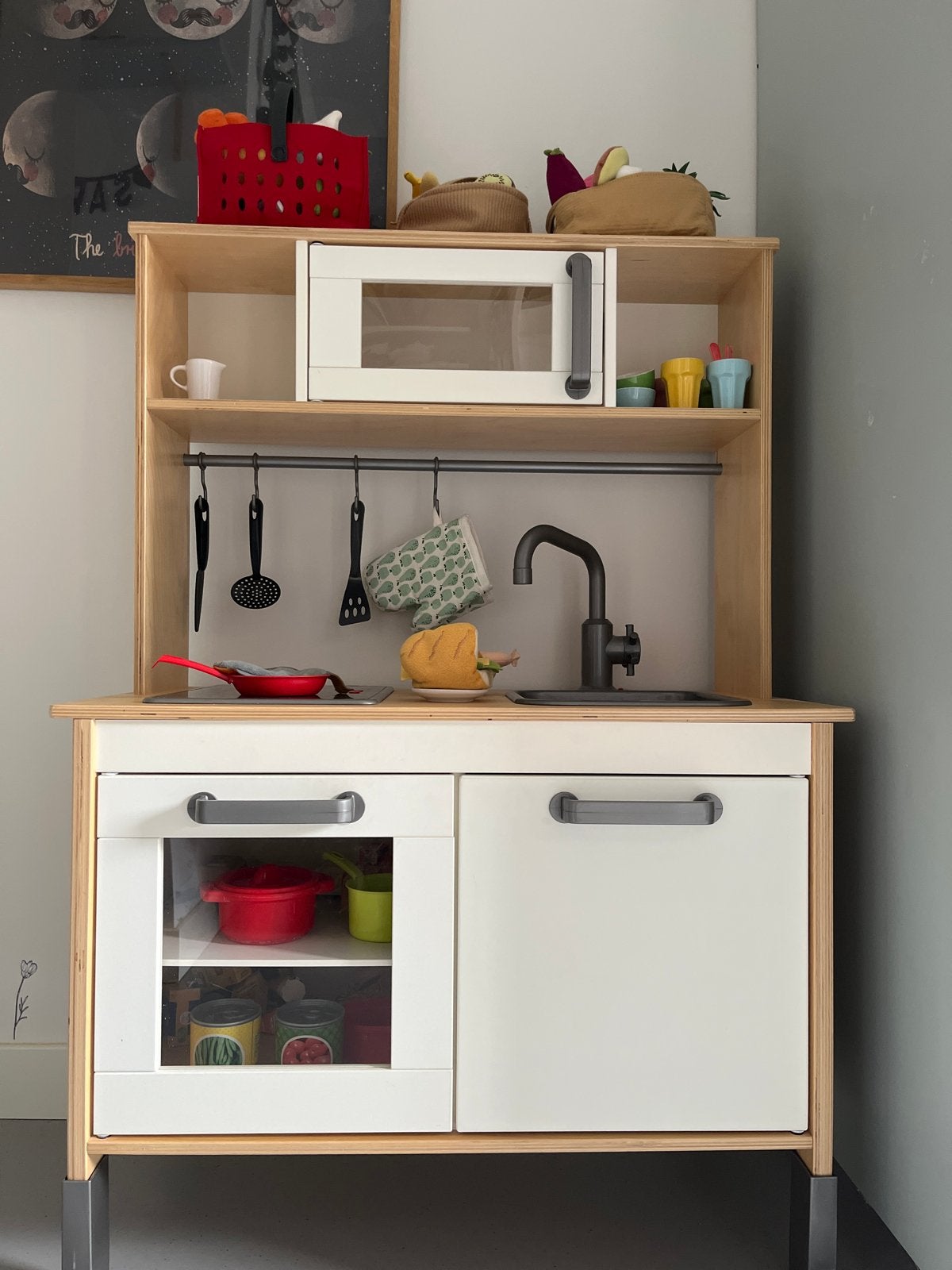 IKEA Duktig speelkeuken met accessoires, Ophalen of Verzenden, Gebruikt, Hout, Speelkeuken