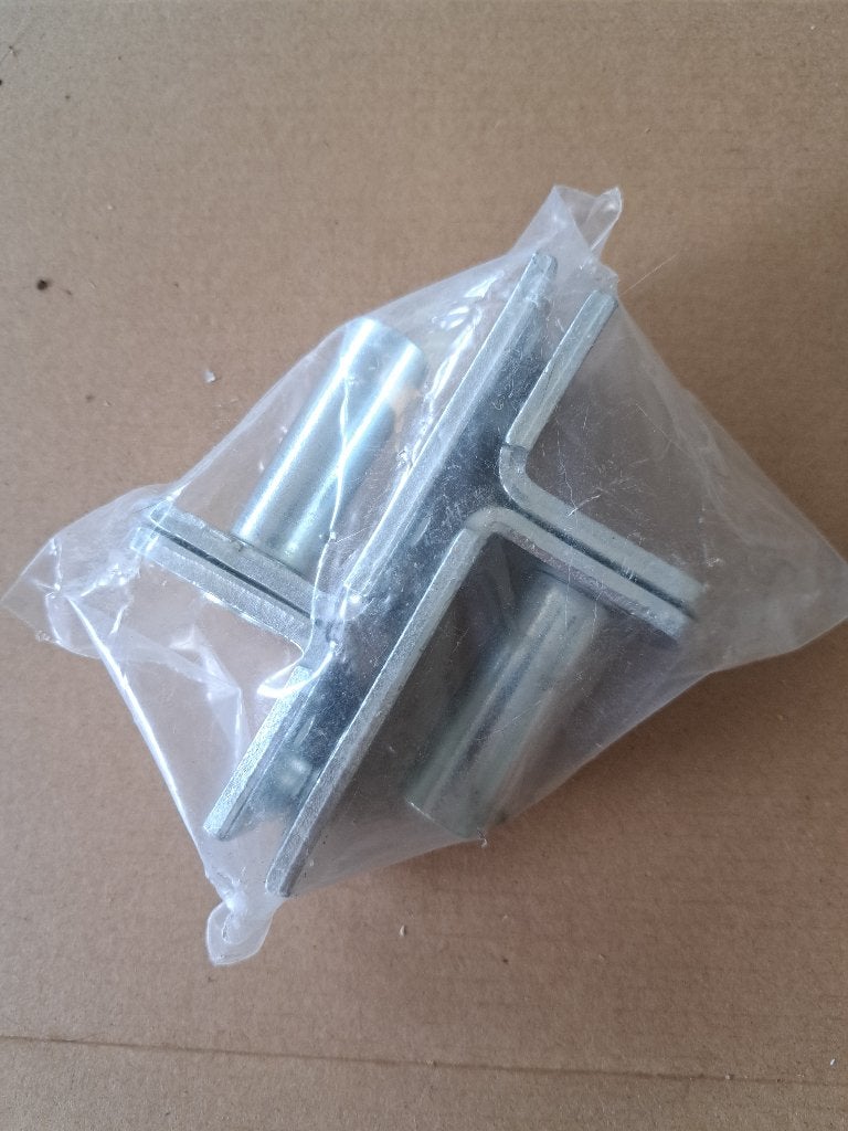 Set plaatduimen poortdeur Hillhout, Ophalen, Minder dan 100 cm, Nieuw, Draaipoort