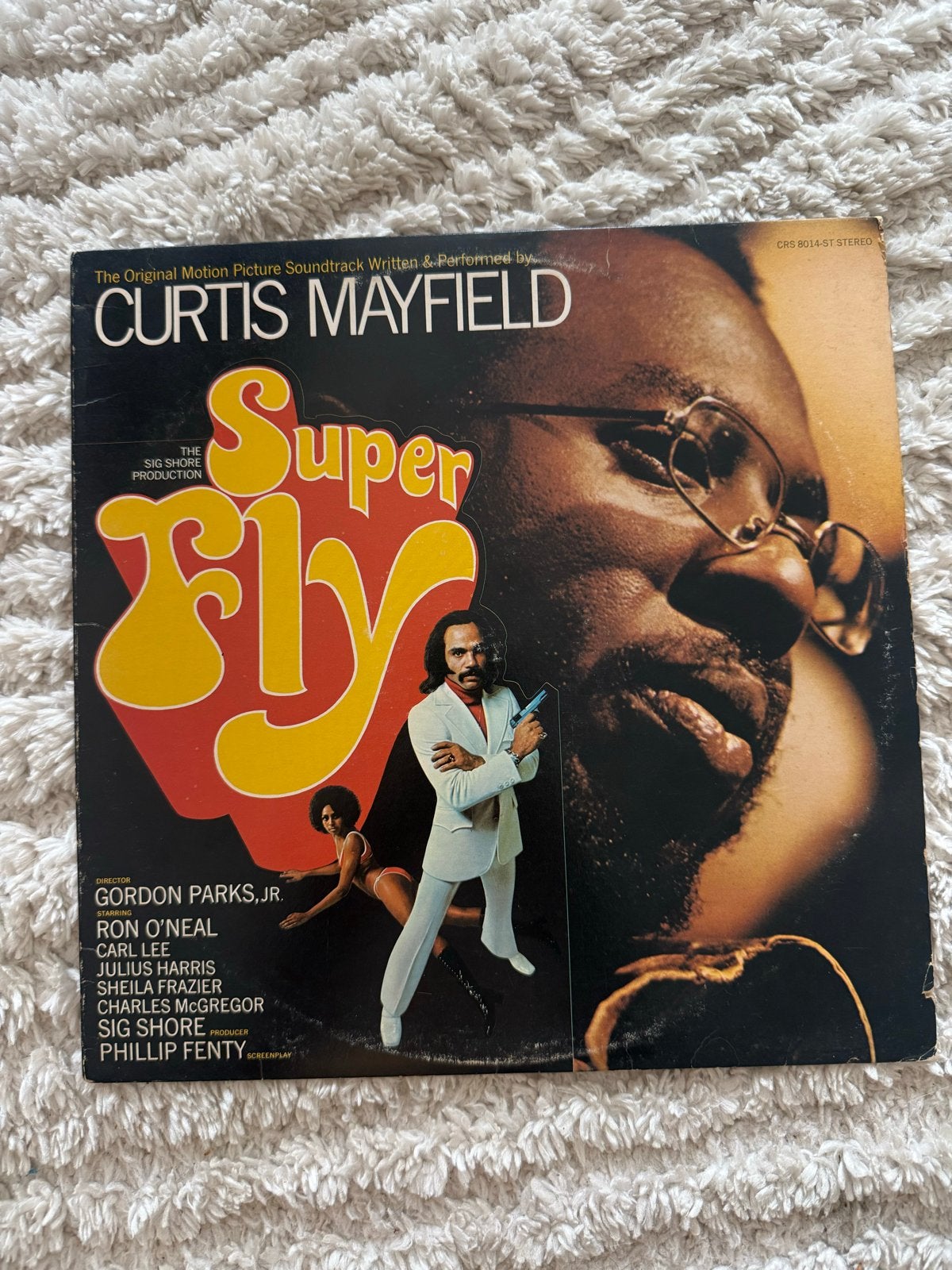 Curtis Mayfield - Super Fly LP (1972), Cd's en Dvd's, Vinyl | Pop, Gebruikt, 12 inch, Ophalen of Verzenden