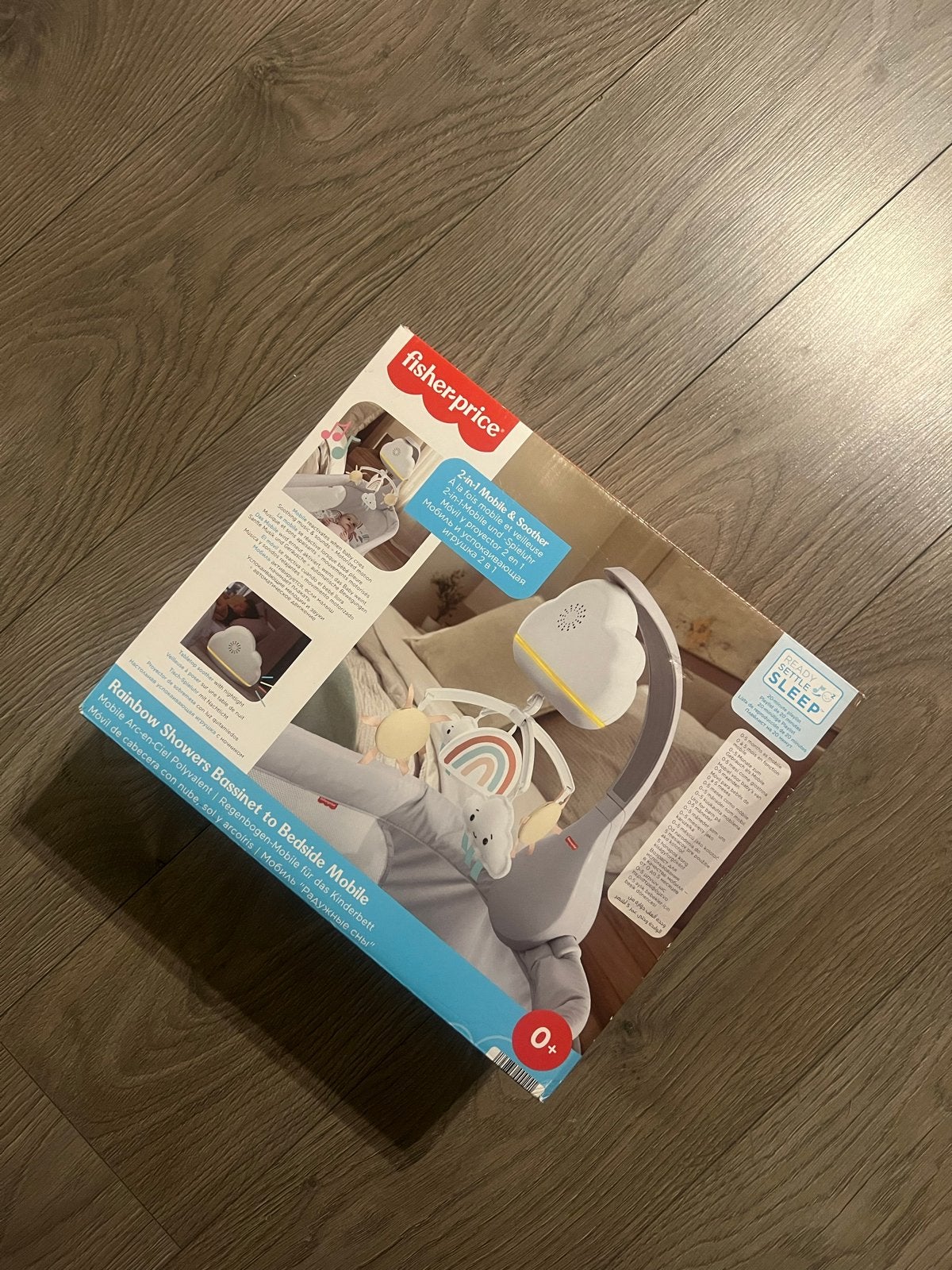 Fisher-Price Rainbow Showers Bassinet to Bedside Mobile, Kinderen en Baby's, Ophalen, Nieuw, Overige typen, Met licht