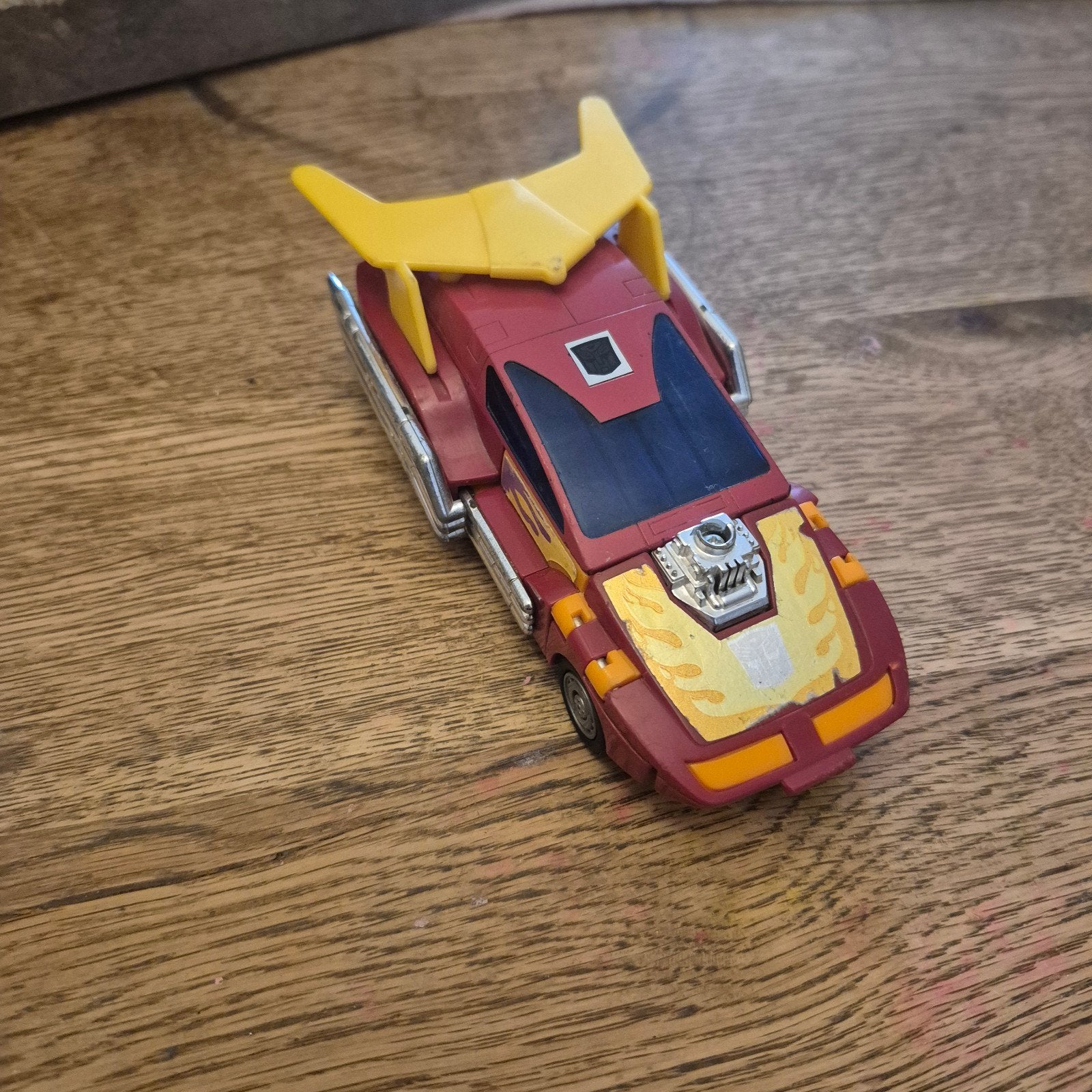 Transformers Hot Rod actiefiguur - Speelgoedauto, Kinderen en Baby's, Speelgoed | Actiefiguren, Ophalen of Verzenden, Gebruikt