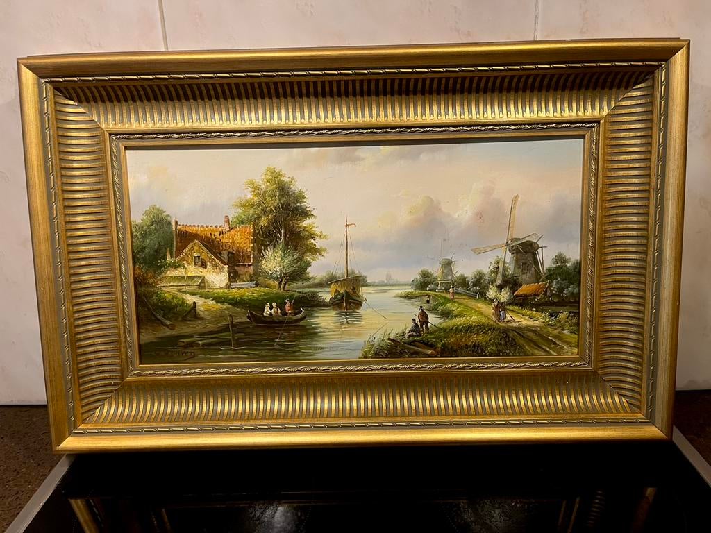 Prachtige olieverf schilderij, Ophalen of Verzenden