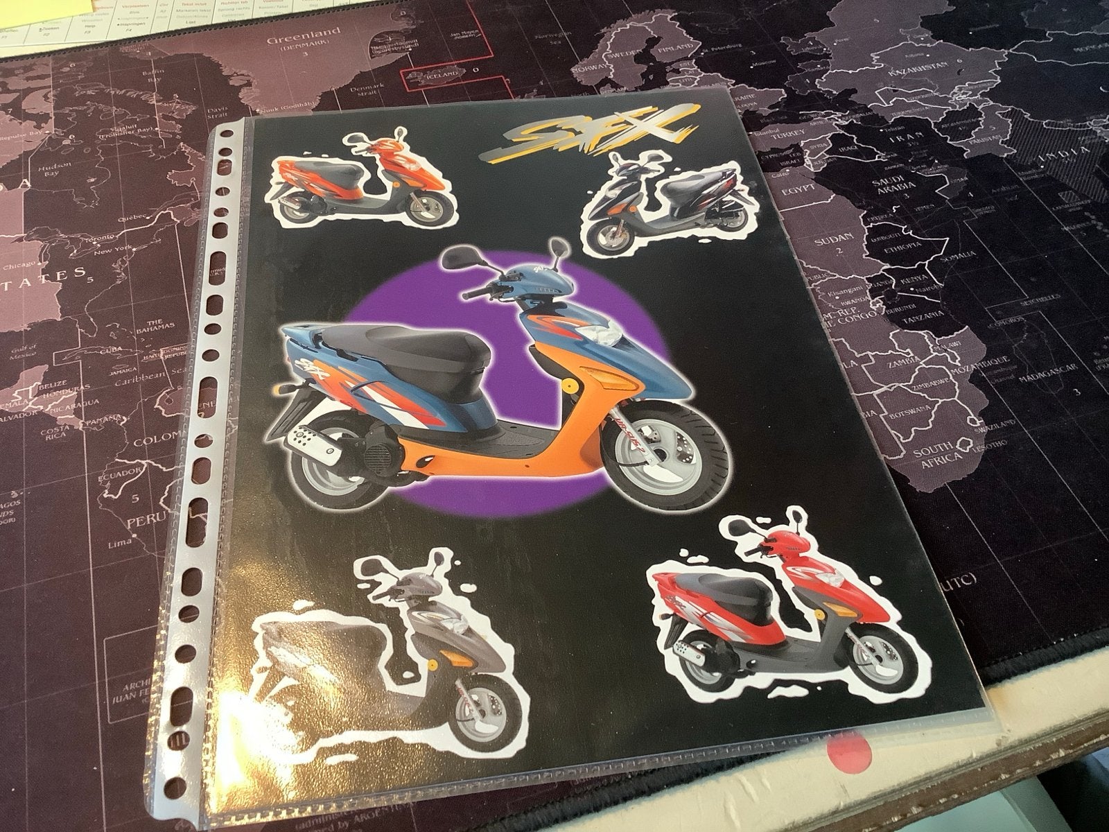 Honda SFX Poster - NOS, Uniek en Zeldzaam, Verzenden, Nieuw