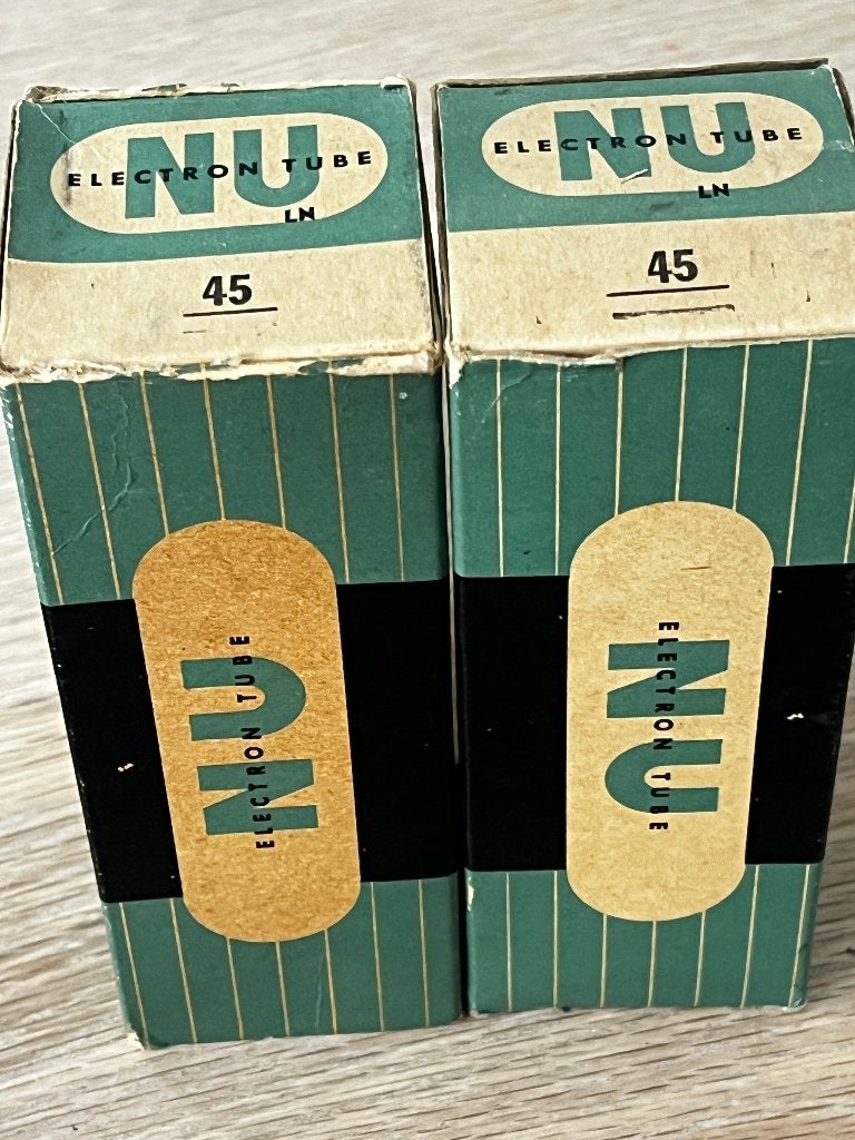 45 National Union nos matched pair 1938-1940, Ophalen of Verzenden, Buis of Buizen