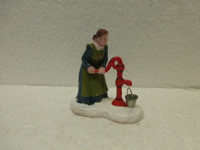 lemax fill'er up kerstdorp poppetje figurine beeldje kerst, Ophalen of Verzenden, Zo goed als nieuw