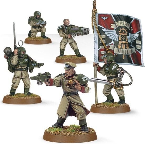 Cadian Command squad (oude versie), Ophalen of Verzenden