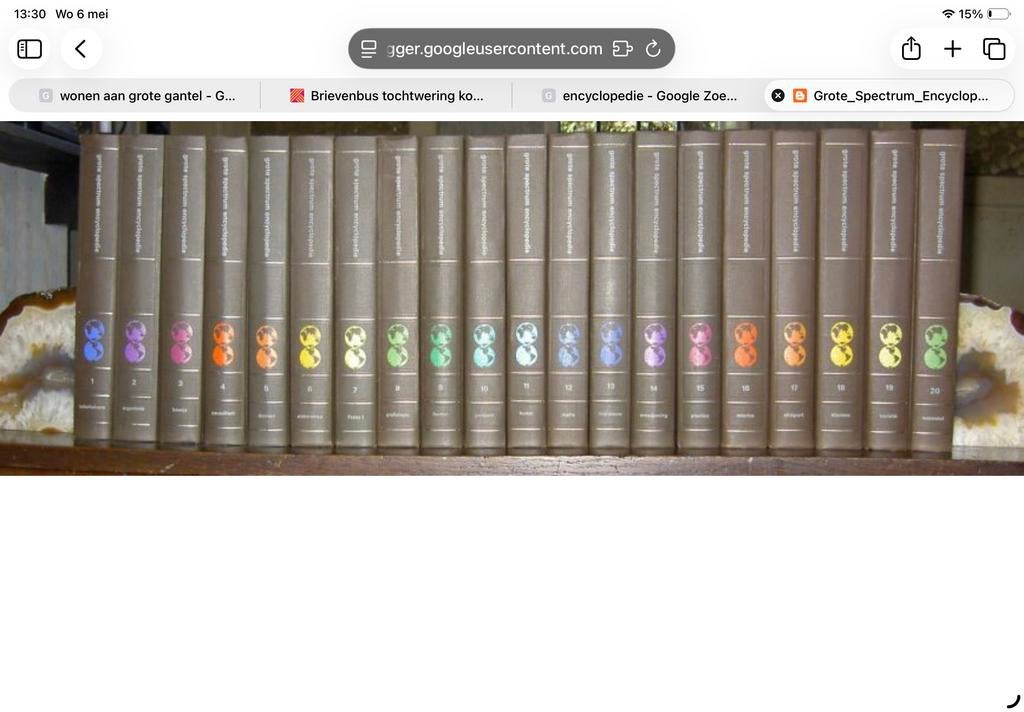 Grote Spectrum Encyclopedie compleet (20 delen) + bijlagen, Ophalen, Gelezen, Algemeen, Complete serie