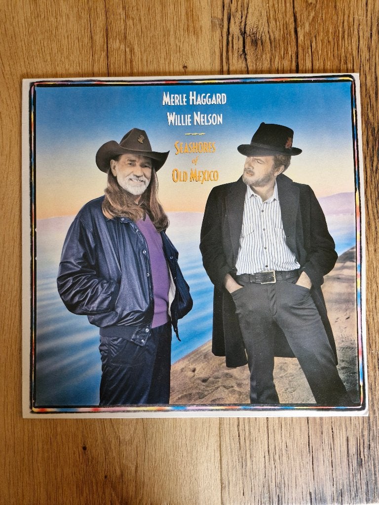 Merle Haggard & Willie Nelson - Seashores of Old Mexico LP, Cd's en Dvd's, LP, Gebruikt, Ophalen of Verzenden, 12 inch
