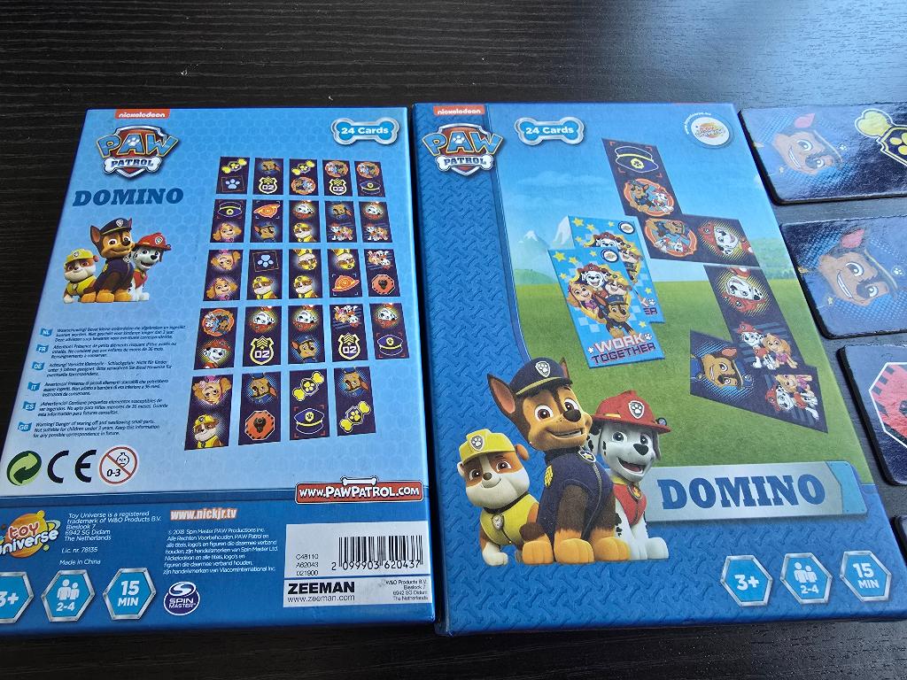 Paw Patrol domino, Ophalen of Verzenden, Gebruikt