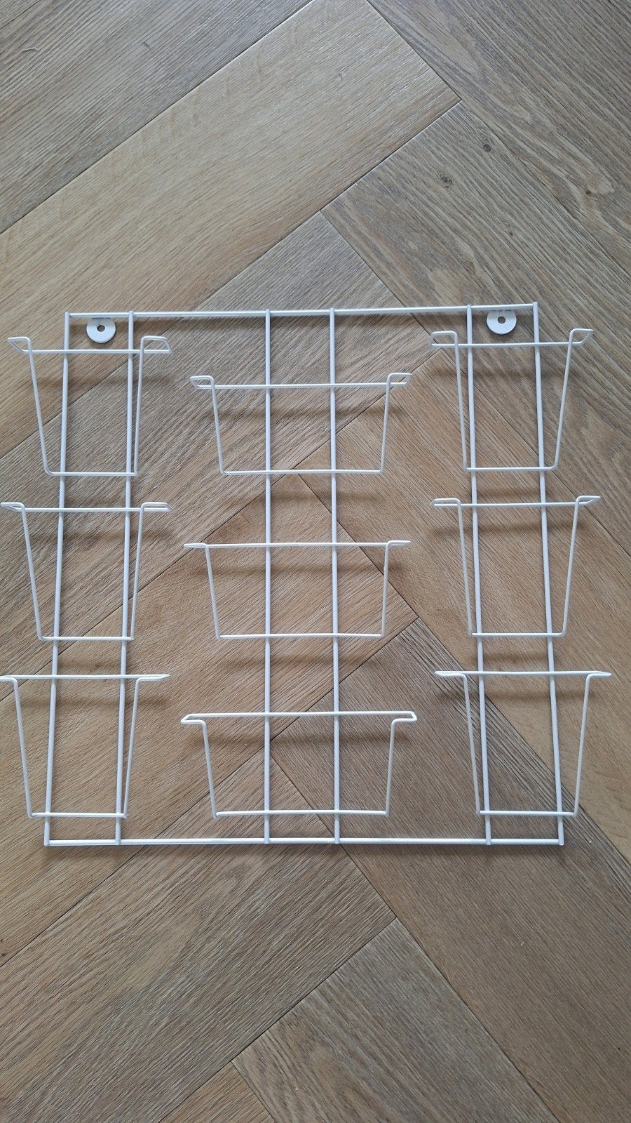 Wit metalen fotorek/memorek 44x41cm, Ophalen, Gebruikt, Overige typen