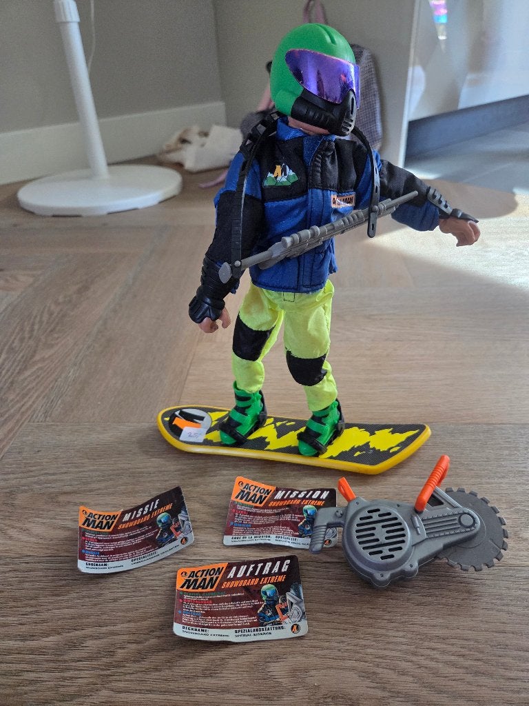 Action man snowboard raider (snowboard extreme), Ophalen of Verzenden, Gebruikt