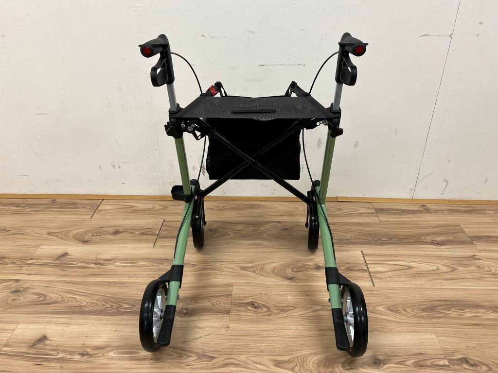 Server rollator olijf groen NIEUW MET ZACHTE BANDEN, Ophalen of Verzenden, Opvouwbaar, Nieuw