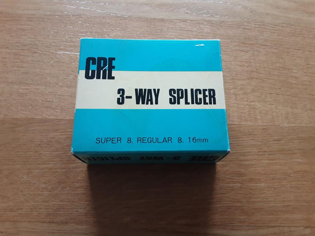 CRE 3-Way Splicer voor 8mm, Super 8 en 16mm film, Audio, Tv en Foto, Filmrollen, Ophalen of Verzenden, Accessoire
