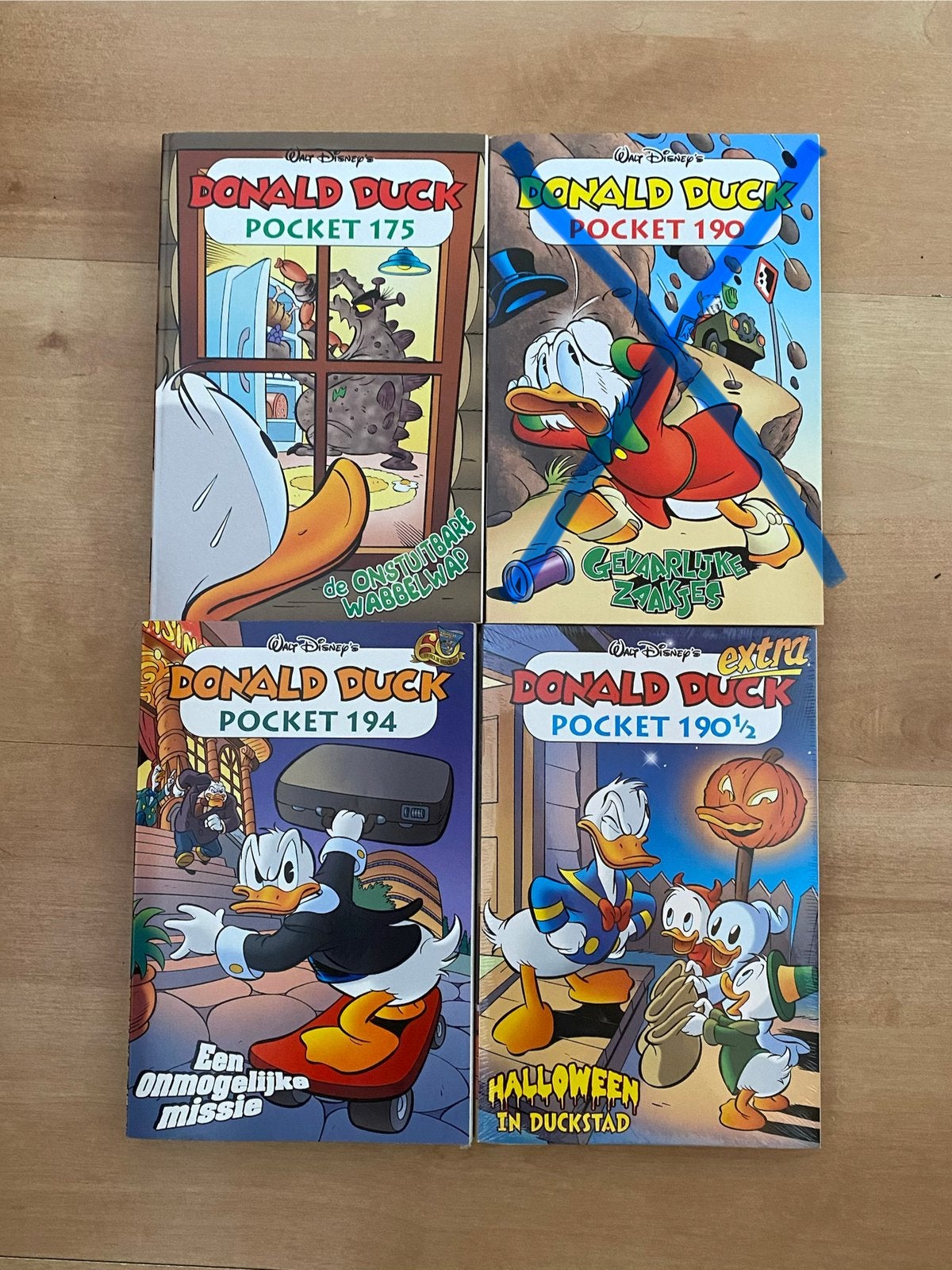 3 Donald Duck Pockets - Nr. 175, 190 1/2, 194, Boeken, Meerdere stripboeken, Ophalen of Verzenden, Zo goed als nieuw