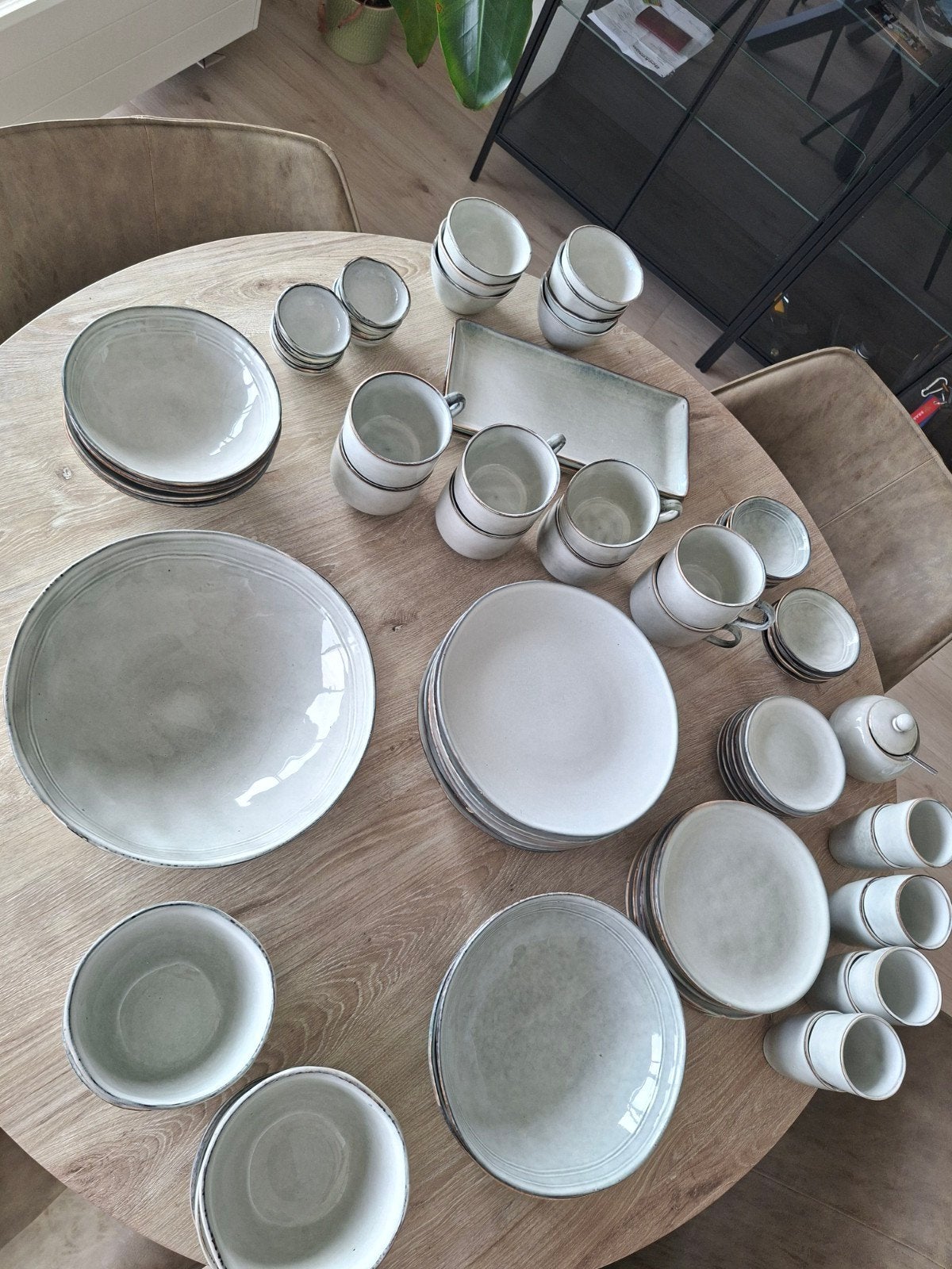Hand gemaakt servies van de Intratuin merk mica decaration, Ophalen