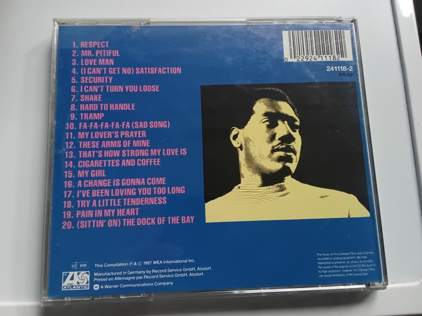 Otis Redding-The Dock of the Bay cd uit 1987, Ophalen of Verzenden, Gebruikt