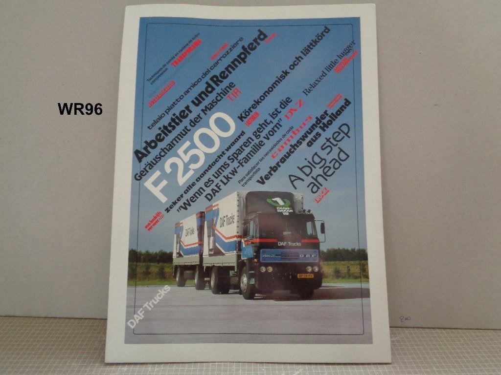 daf 2500 brochure, Ophalen of Verzenden, Zo goed als nieuw, Overige merken