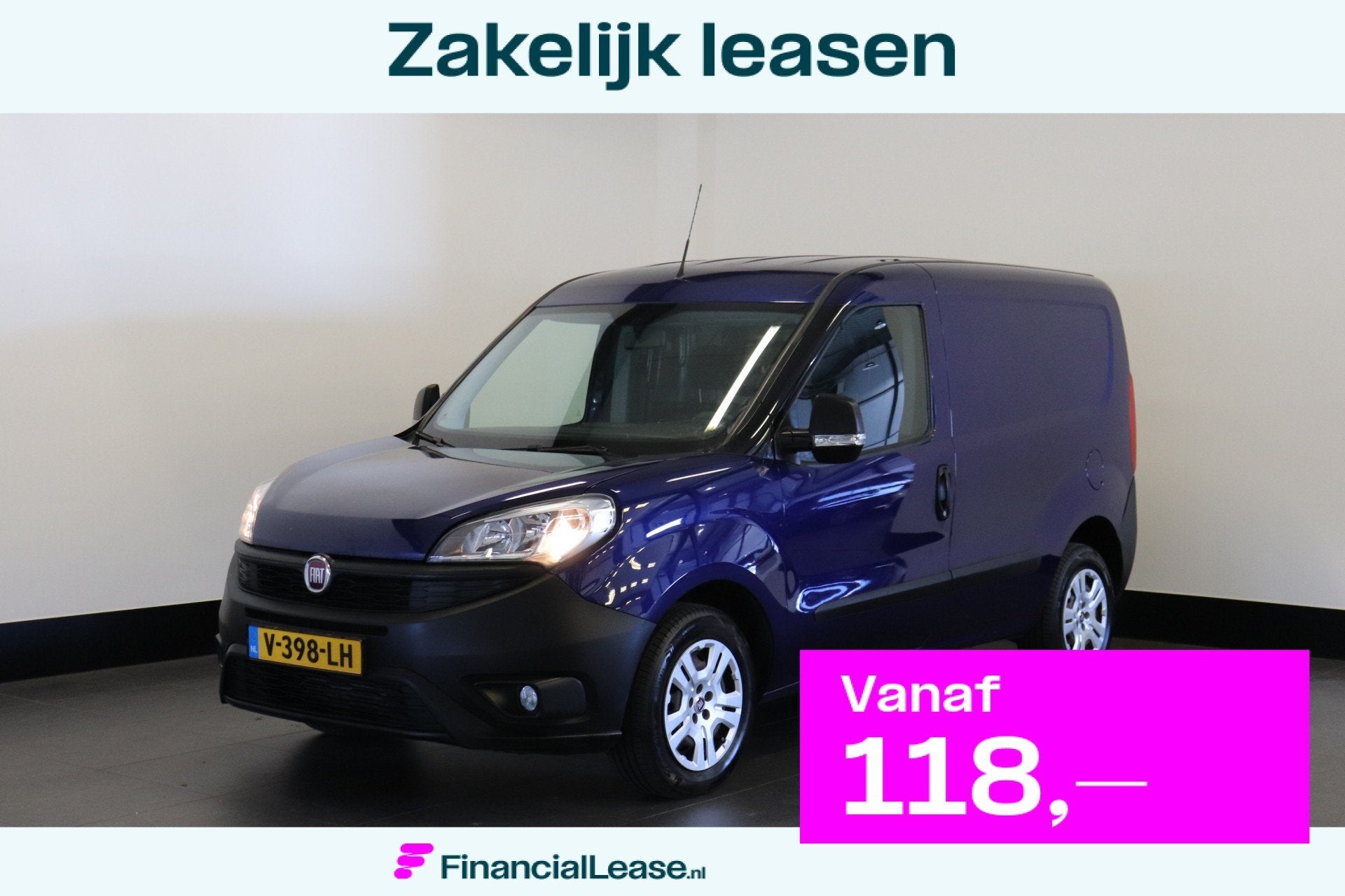Fiat Doblò Cargo 1.3 MJ EURO6 - Airco - Navi - Cruise - €, Voorwielaandrijving, Stof, Gebruikt, 4 cilinders