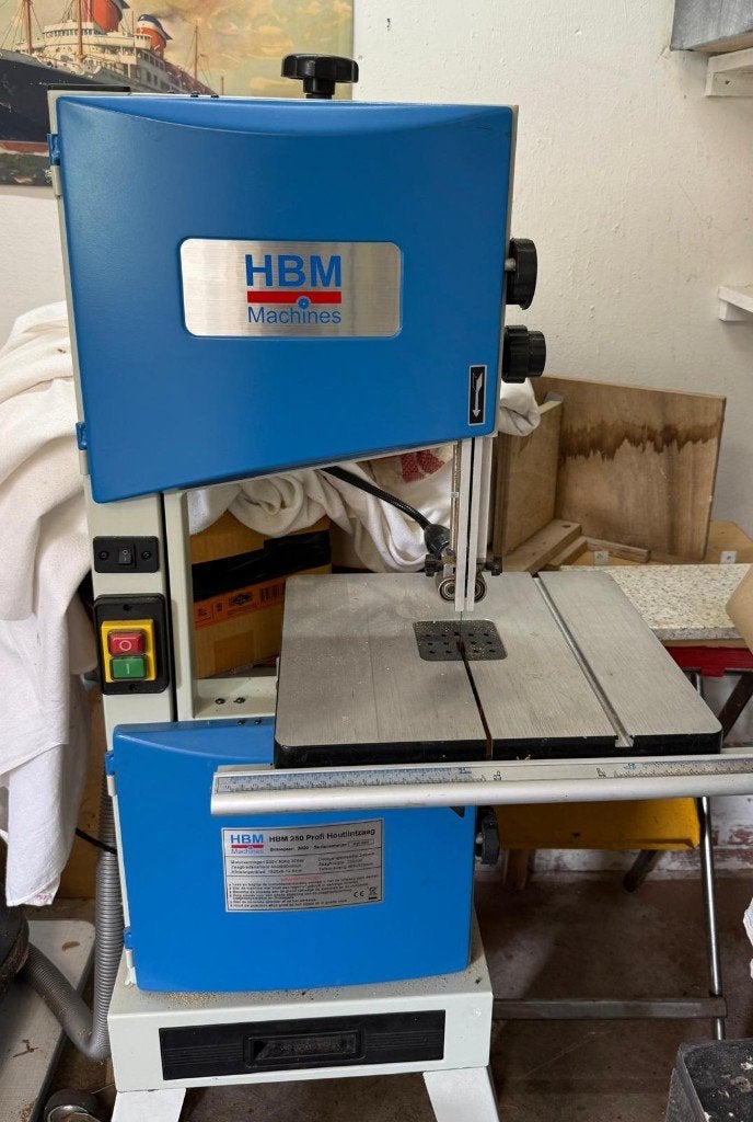 lintzaag hbm 250 profi houtlintzaag, Ophalen, 70 mm of meer, Zo goed als nieuw, HBM Profi