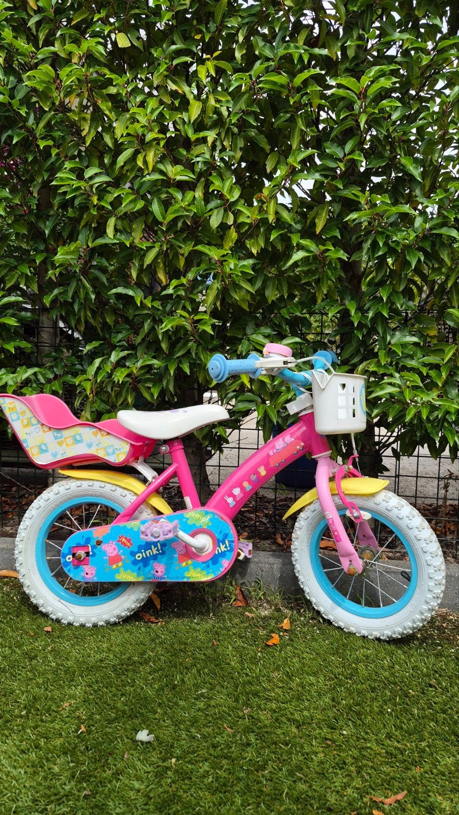 Peppa Pig kinderfiets - 12 inch, Ophalen, Gebruikt, Minder dan 16 inch