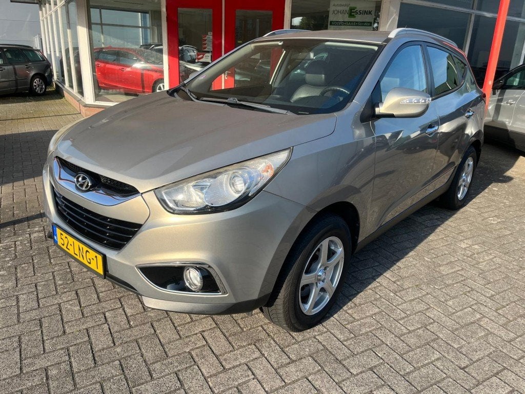 Hyundai IX35 2.0 163PK TREKHAAK/NIEUWE APK/lederen bekleding, Auto's, Gebruikt, 4 cilinders, 163 pk, Handgeschakeld