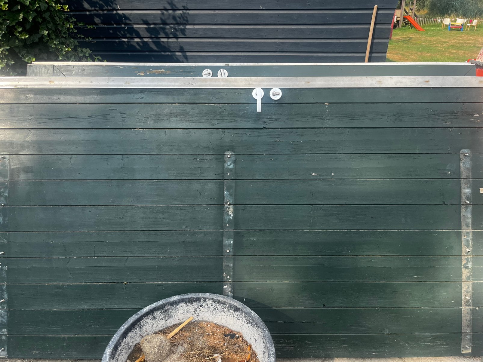 Groene staldeuren, Tuin en Terras, Ophalen, Minder dan 3 meter, Hout, 1 tot 2 meter