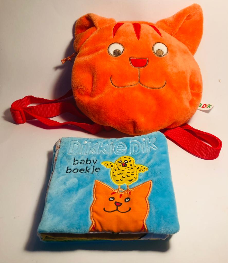 Dikkie Dik rugzakje en babyboekje, Ophalen of Verzenden, Gebruikt, Overige typen