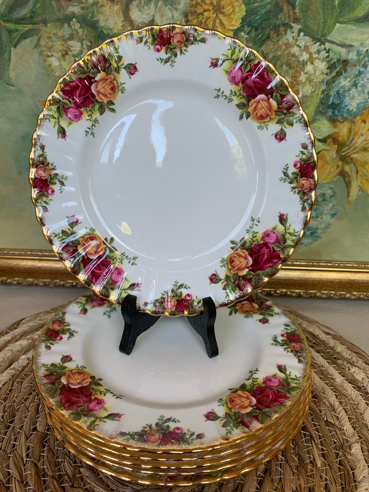 Royal Albert Old Country Roses Borden Set, Ophalen of Verzenden