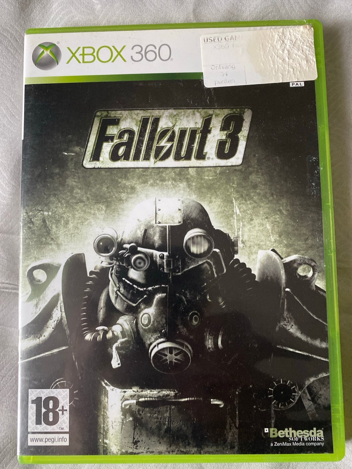 Fallout 3 - Xbox 360 (Nederlandse handleiding), Gebruikt, Vanaf 18 jaar, 1 speler, Ophalen of Verzenden