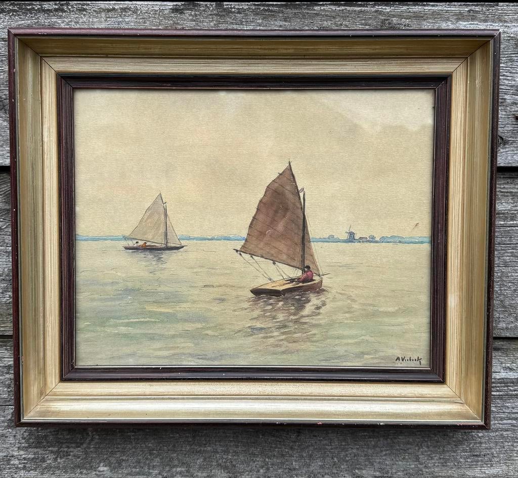 Schilderij, Antiek en Kunst, Ophalen of Verzenden
