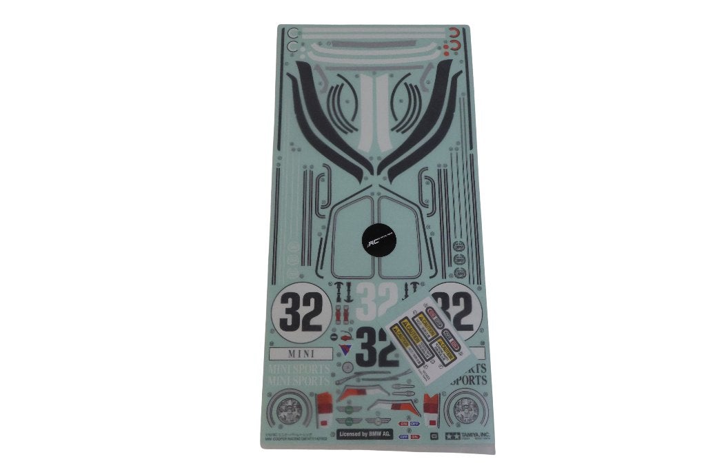 Tamiya Sticker Mini Cooper Racing 58747 19490156, Verzenden, Nieuw, Auto onroad