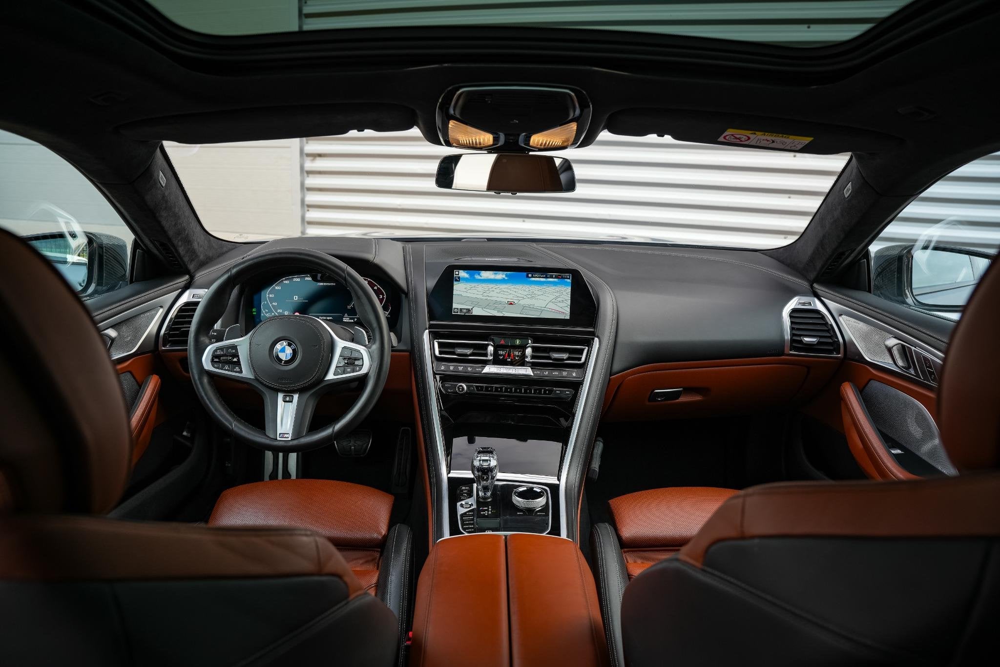 BMW 8-serie Gran Coupé M850i xDrive High Executive Panorama, Auto's, Automaat, Gebruikt, Lichtsensor, 4395 cc