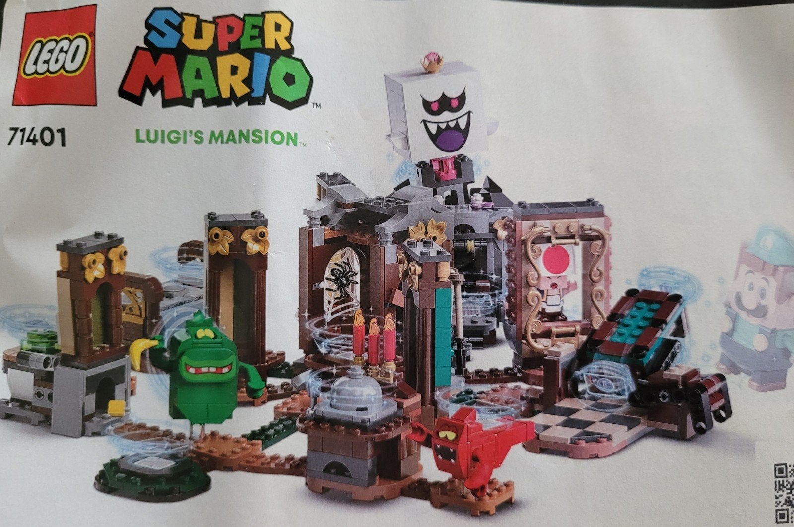 LEGO Super Mario Luigi's Mansion Lab en Poltergust 71401, Inclusief instructies, Lego, Ophalen of Verzenden, Zo goed als nieuw