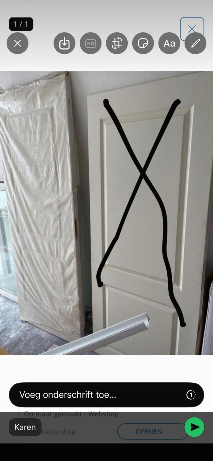 Opdek binnendeuren NIEUW, Doe-het-zelf en Verbouw, Deuren en Horren, Ophalen, Minder dan 80 cm, Binnendeur, Nieuw