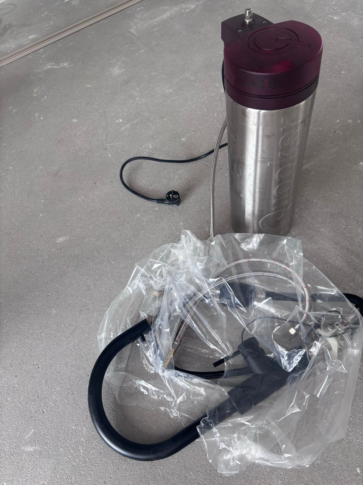 Quooker boiler met aansluitmateriaal, Ophalen, Gebruikt