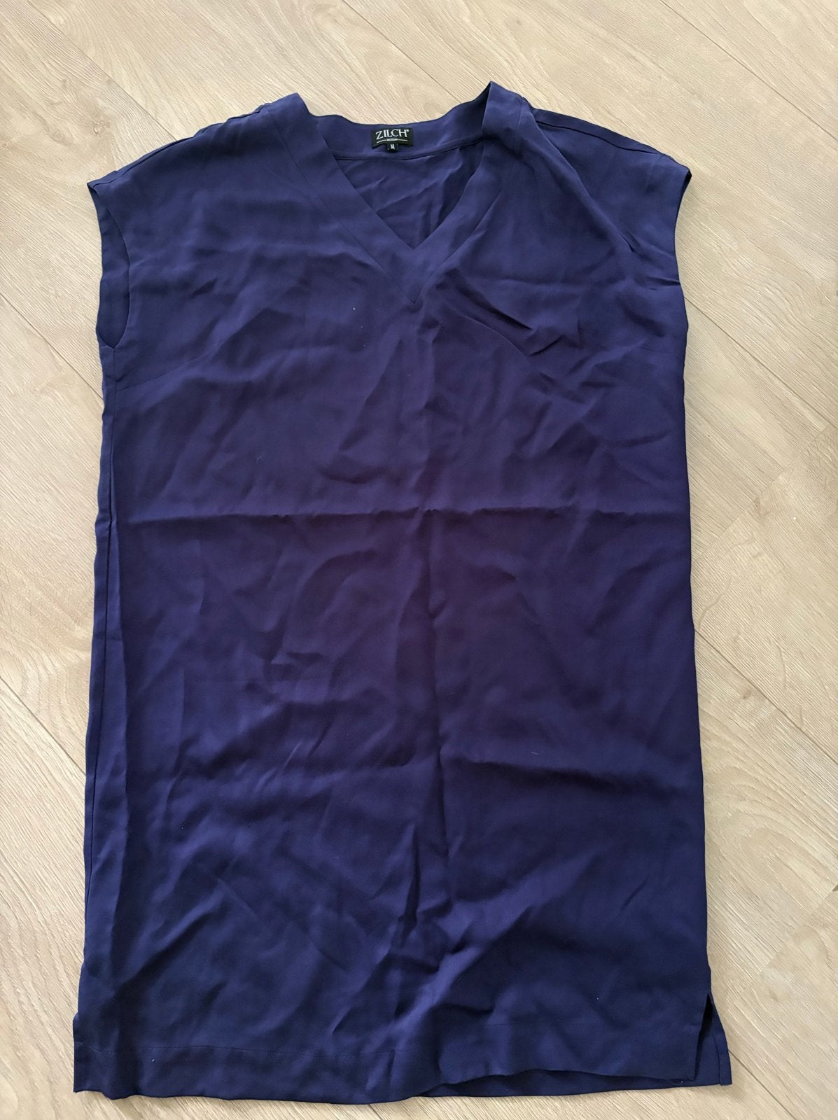 Zilch donkerblauw/paarse jurk maat M - amper gedragen, Kleding | Dames, Maat 38/40 (M), Blauw, Ophalen of Verzenden, Zo goed als nieuw
