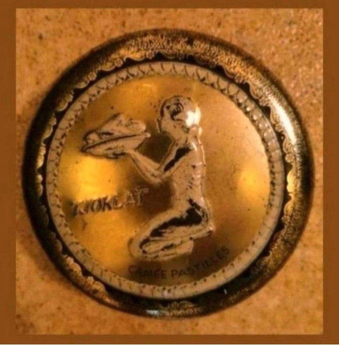 Vintage KIOKLAT CAMÉE PASTILLES medaillon/penning, Ophalen of Verzenden, Gebruikt