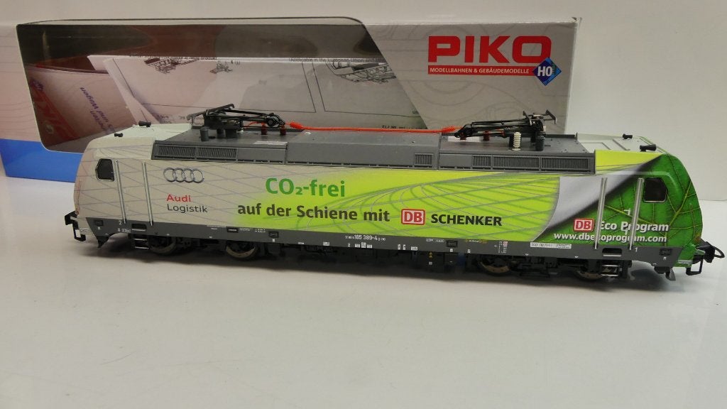 Piko H0 E loc BR 186 Schenker/Audi DB Traxx ovp 59546 DC, ., Zo goed als nieuw, ., Analoog
