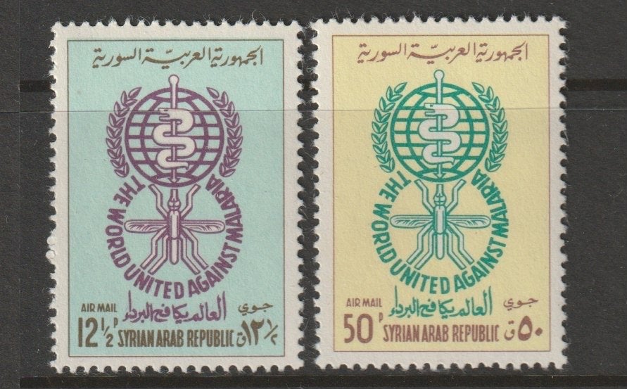 TSS Kavel 40172 Syrië   PF minr 786-787 malaria, Ophalen, Postfris, Midden-Oosten