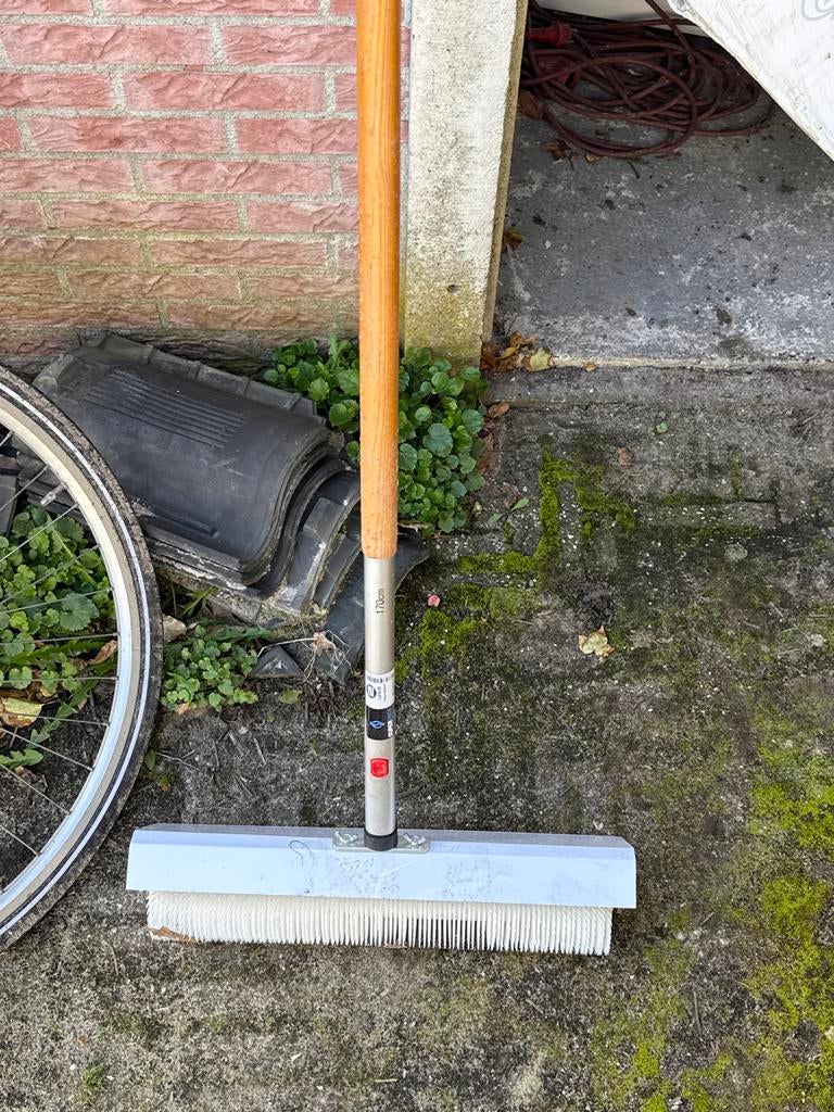 Egaline prikroller met steel 170cm, Ophalen, Gebruikt