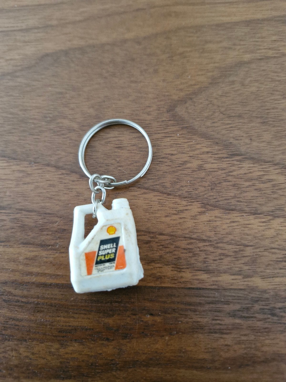 275 Vintage Shell Super Plus Olieblik Sleutelhanger, Verzamelen, Ophalen of Verzenden, Gebruikt, Merk