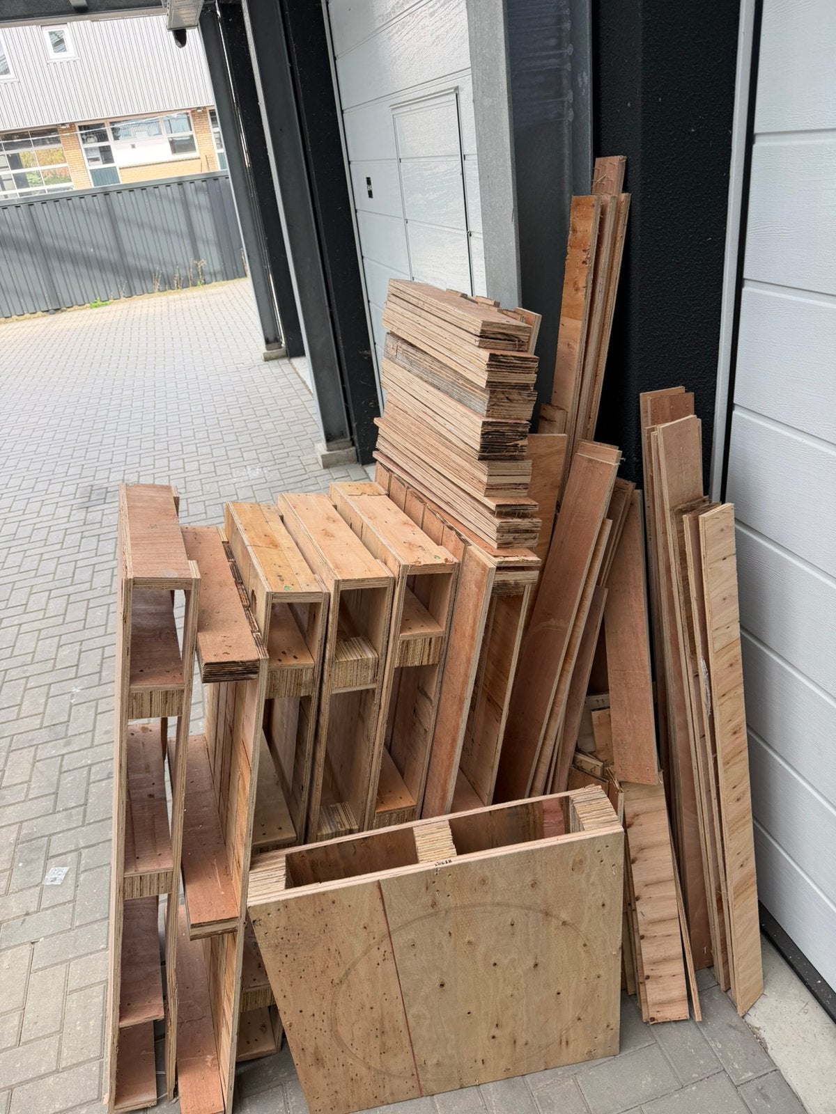 Partij resthout/multiplex/pallets, Ophalen of Verzenden, Zo goed als nieuw, Minder dan 180 cm, Planken