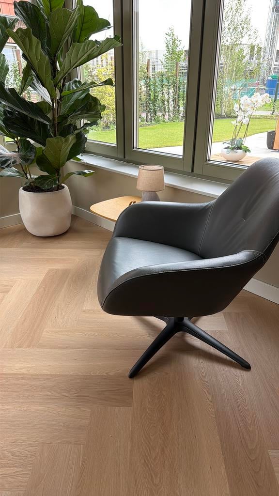 Pode spot one stoel - Comfortabele design fauteuil, Ophalen, Leer, Zo goed als nieuw, Eén