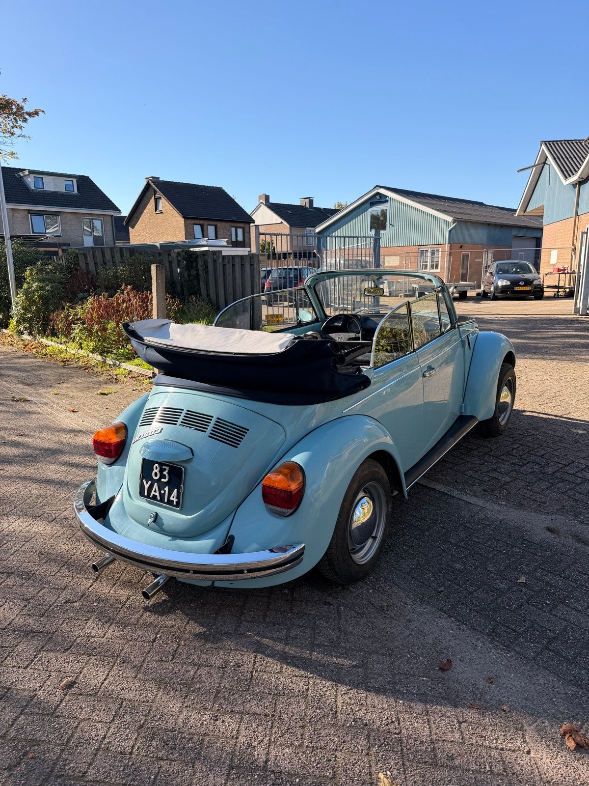 Volkswagen kever karmann cabriolet 1976 Blauw, foto 3